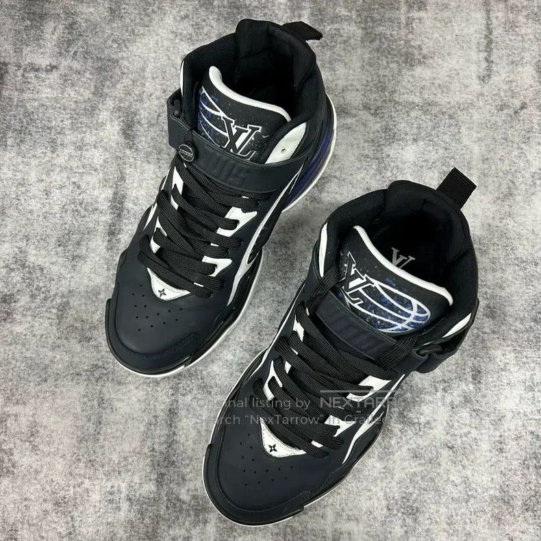 Louis Vuitton Louis Vuitton Trainer Black Basketball Shoes Size US 6 / IT 36 - 2 Thumbnail