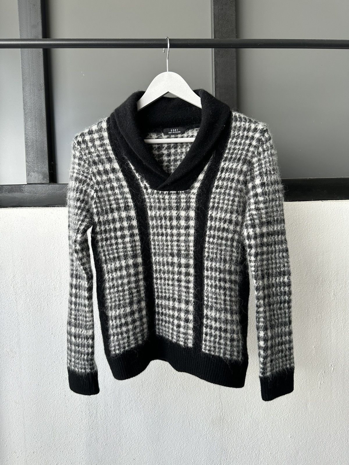 5351 POUR LES HOMMES 5351 Pour Les Hommes Mitsuke knit mohair slim sweater Size US S / EU 44-46 / 1 - 5 Thumbnail