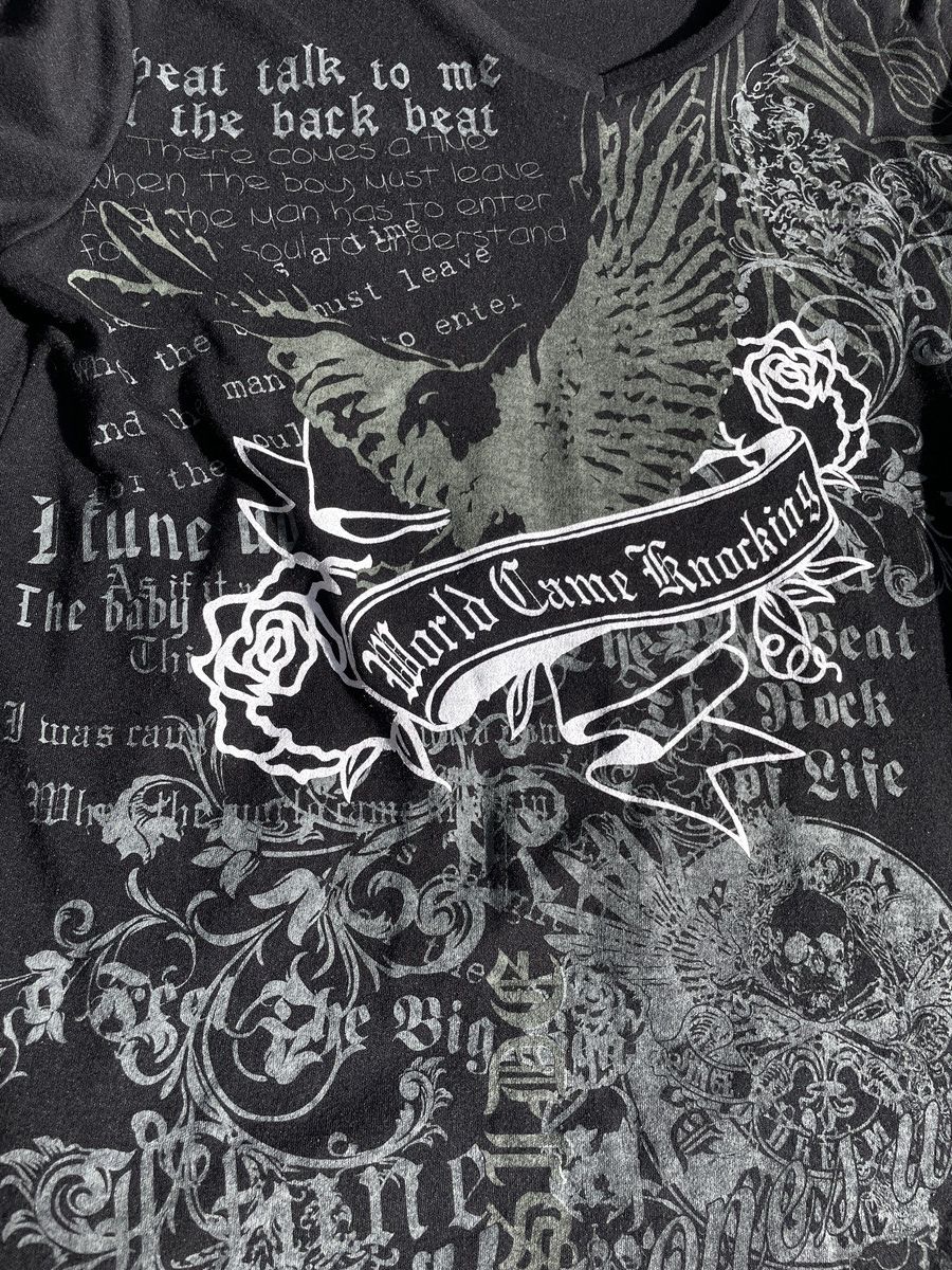 If Six Was Nine 2000s Japanese archive Vkei Poem Skull Long Sleeve Tee Size US S / EU 44-46 / 1 - 7 Thumbnail