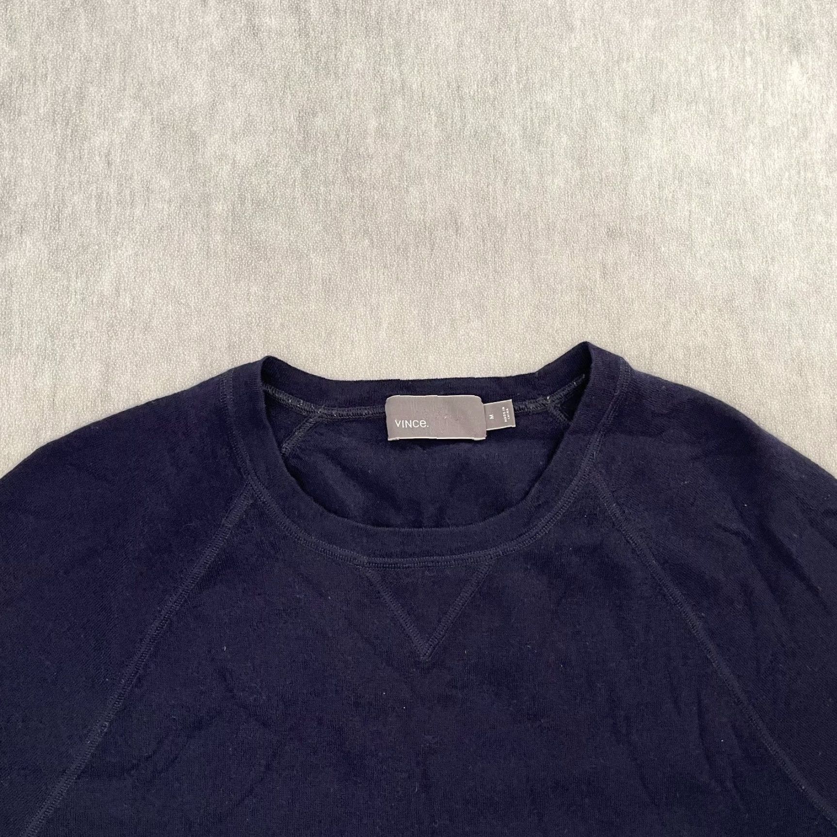 Vince Vince Sweater Medium Blue Crew Neck Long Sleeve Pullover Knit Mens Size US M / EU 48-50 / 2 - 3 Thumbnail