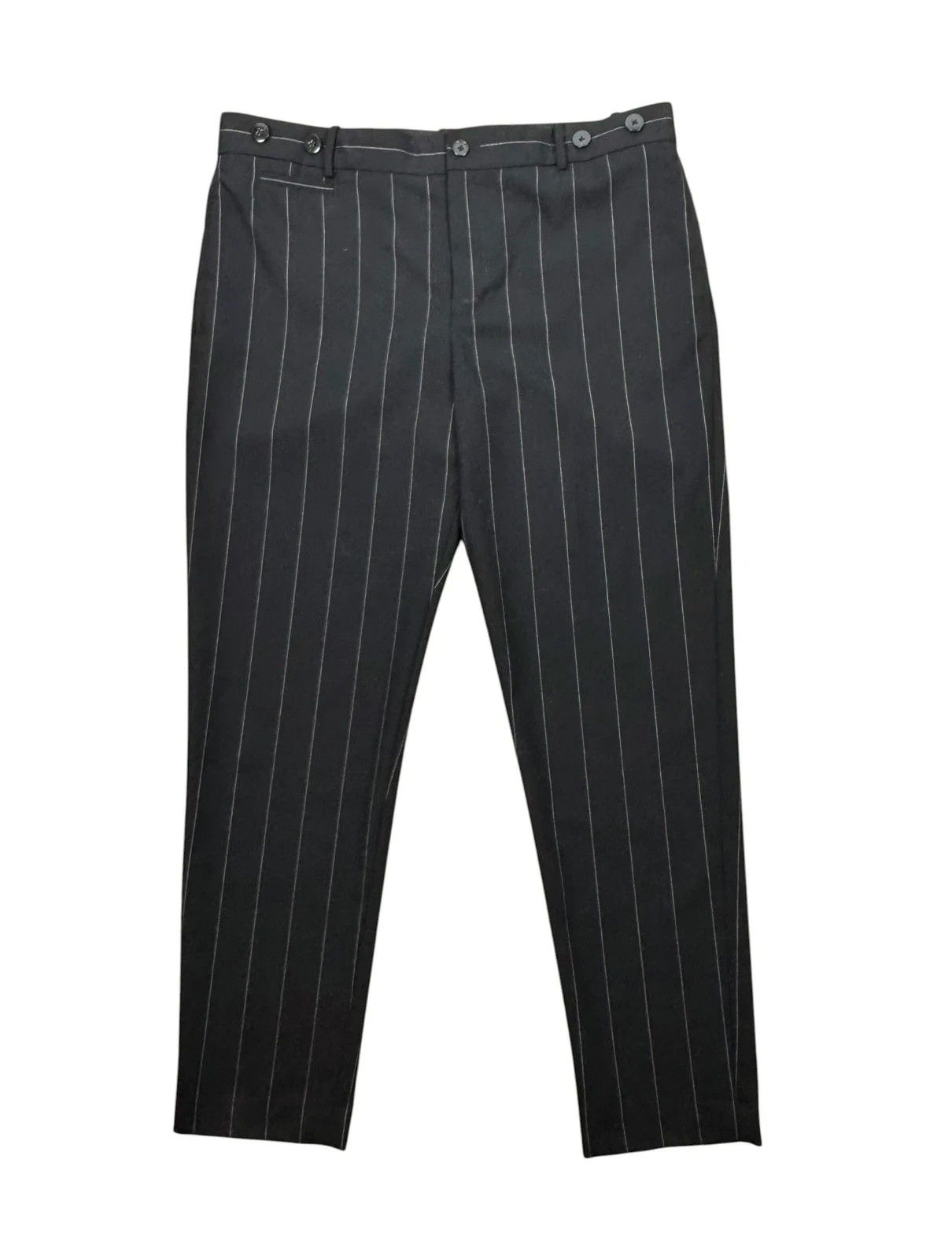 Polo Ralph Lauren Polo Ralph Lauren Striped Wool Dress Pants size 10 Size 32" / US 10 / IT 46 - 8 Thumbnail