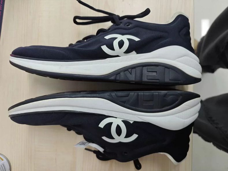Chanel Chanel Black and White Sneakers -2505 Size US 10 / EU 43 - 3 Thumbnail