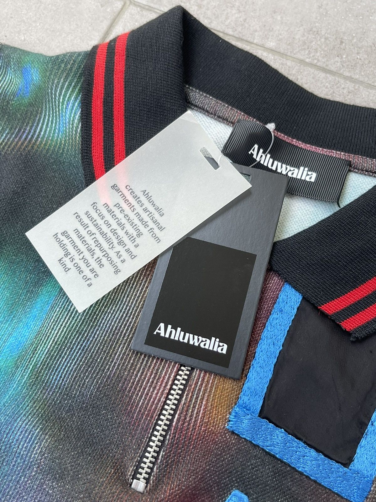 Ahluwalia !DS! AW23 Ahluwalia Sahara Short Sleeve Polo Size US M / EU 48-50 / 2 - 21 Thumbnail