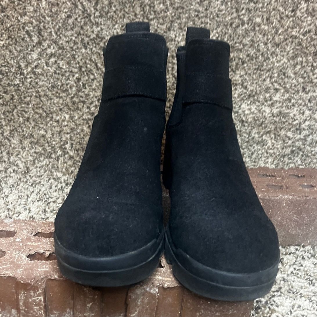 Eileen Fisher Eileen Fisher Waterproof Wedge Chelsea Booties Black 9 Size US 9 / IT 39 - 6 Thumbnail