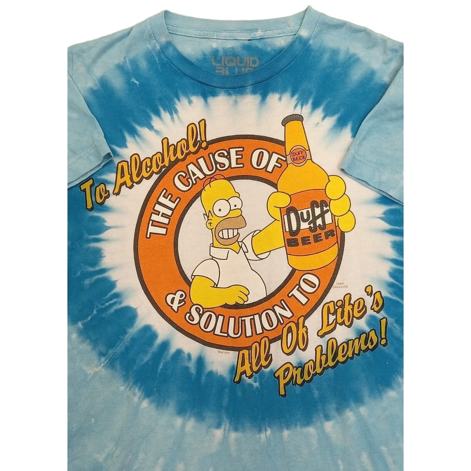 Liquid Blue Liquid Blue T-Shirt S Homer Simpson Tye Die All Of Life's Size US S / EU 44-46 / 1 - 3 Thumbnail