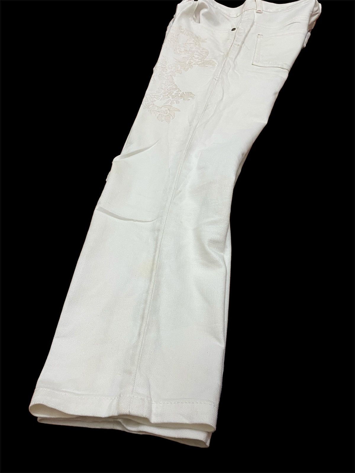 If Six Was Nine × Le Grande Bleu (L.G.B.) × Vivienne Tam 🔥🔥💰💰 Vivienne Tam dragon crust jeans Size 28" / US 6 / IT 42 - 10 Thumbnail