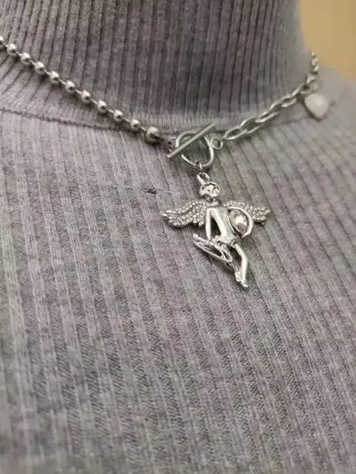 VIBE Heart Punk Necklace Chain Choker Size ONE SIZE - 4 Thumbnail