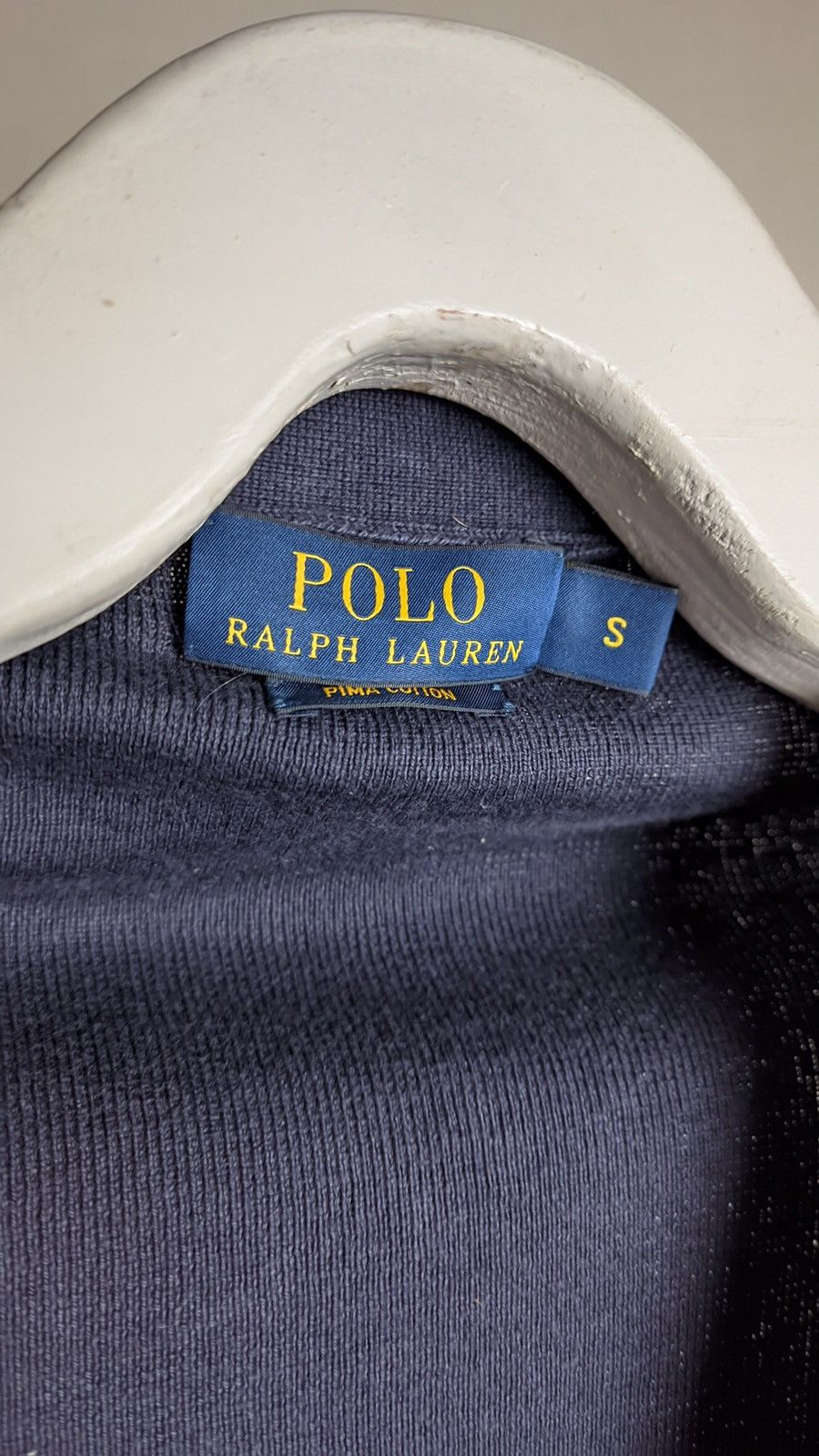 Japanese Brand × Polo Ralph Lauren × Vintage Polo Ralph Lauren navy blue vintage cardigan Size US S / EU 44-46 / 1 - 4 Thumbnail