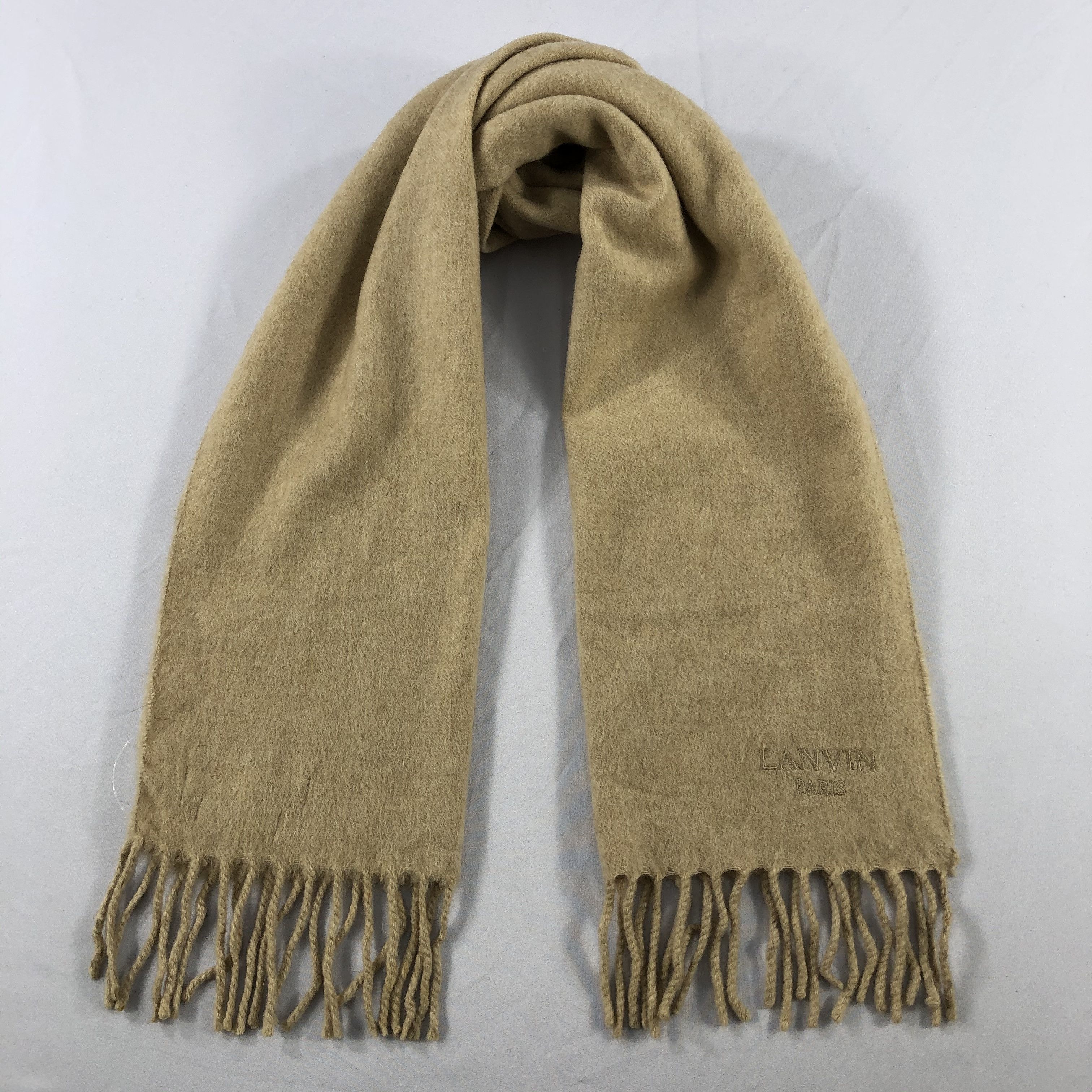 Lanvin × Vintage Vintage Lanvin Scarf Muffler - WW3363 Size ONE SIZE - 1 Thumbnail