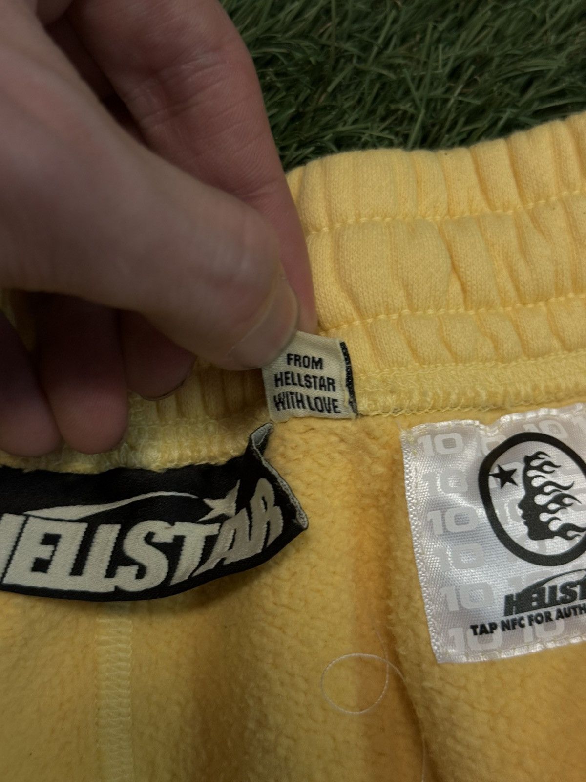 HELLSTAR Hellstar Sweatpants Size XL Yellow Flame (NEW) Size US 34 / EU 50 - 9 Thumbnail