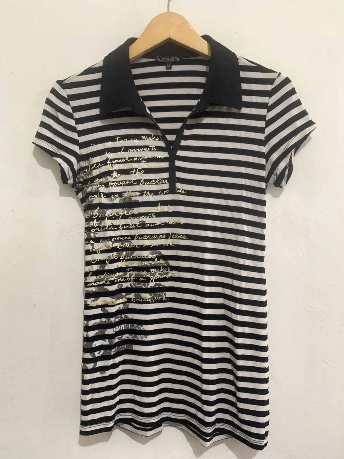 Japanese Brand Buckaroo Poem Shirt Size XS / US 0-2 / IT 36-38 - 4 Thumbnail