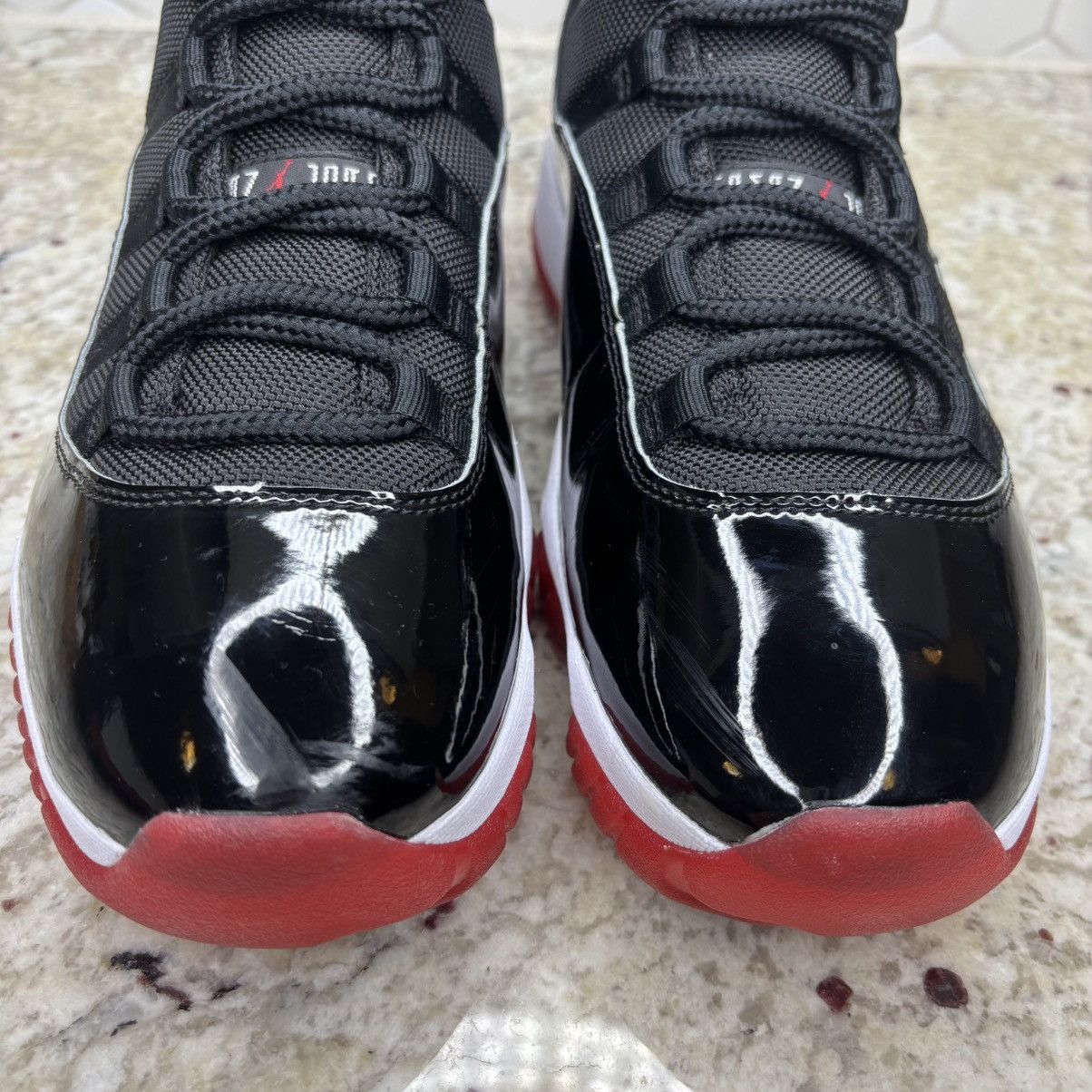 Jordan Brand Size 9 -Jordan 11 Retro Bred (2019) Lightly Used W/Box Size US 9 / EU 42 - 6 Thumbnail