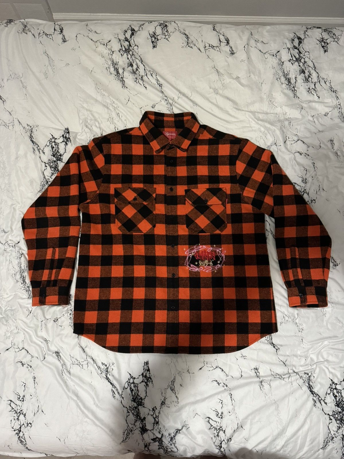 supreme 1-800 buffalo plaid shirt Ｌ Supreme 1-800 Buffalo Plaid Shirt (FW19) - $138