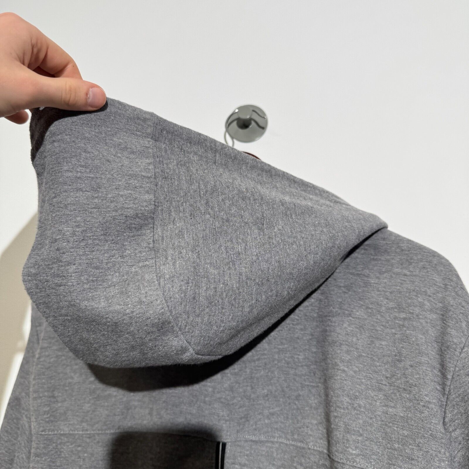 Vintage Vintage Unisex Gray Cotton Zip Hoodie Size XL Washed 90s Size US XL / EU 56 / 4 - 9 Thumbnail