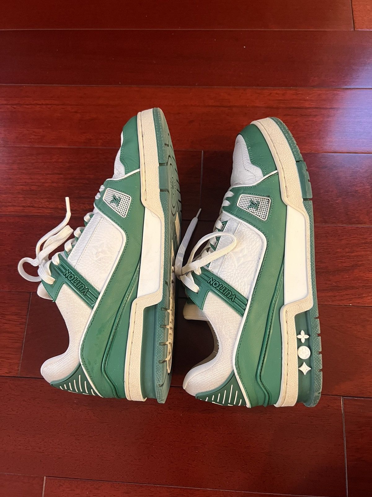 Louis Vuitton × Virgil Abloh Louis Vuitton Virgil Ablob LV Trainer Size US 9 / EU 42 - 2 Thumbnail