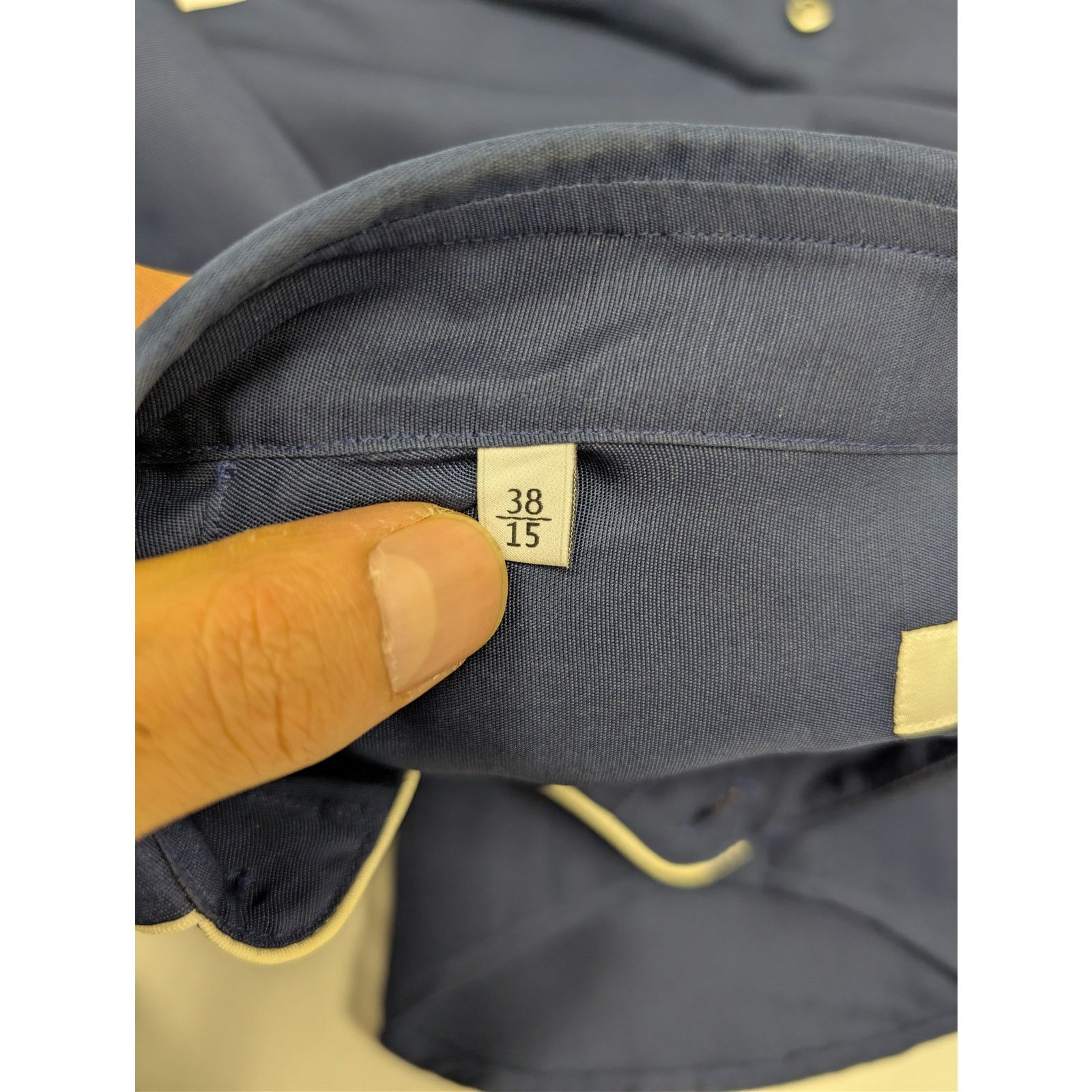 Valentino o1rshd1 CC20 silk piped Button up Shirt in Navy Blue Size US S / EU 44-46 / 1 - 17 Thumbnail