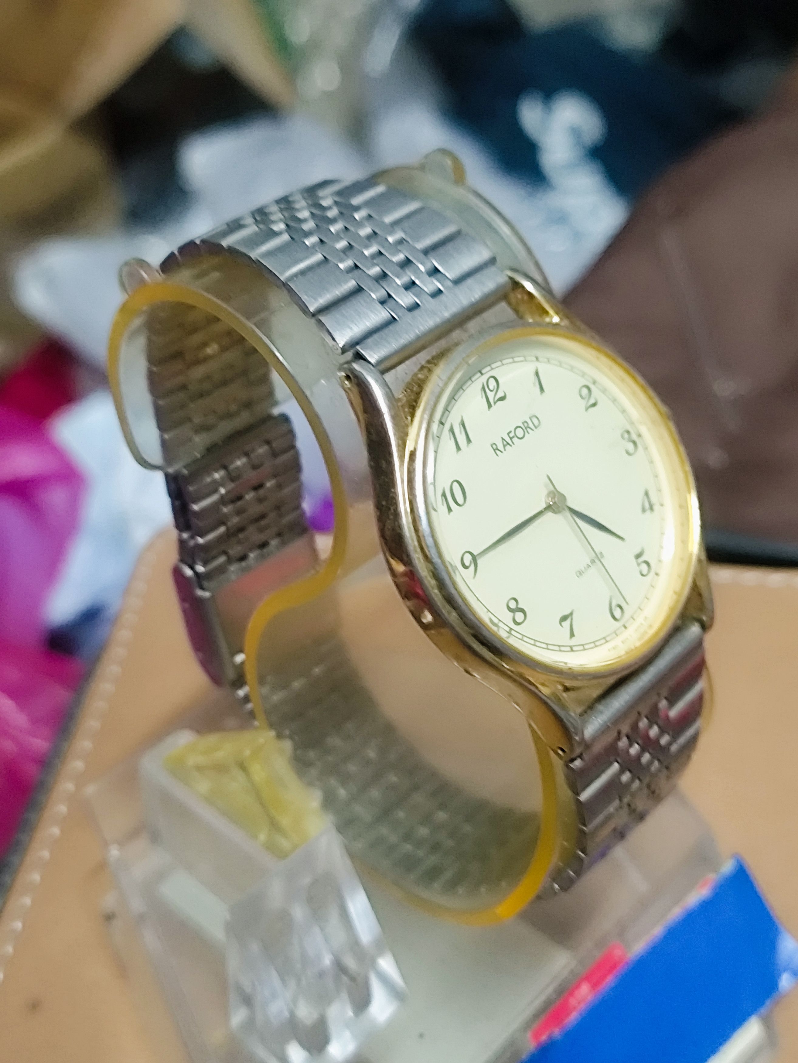 Vintage Vintage 💥 RAFORD QUARTZ JAPAN WATCH (ALL STAINLESS STEEL) Size ONE SIZE - 3 Thumbnail