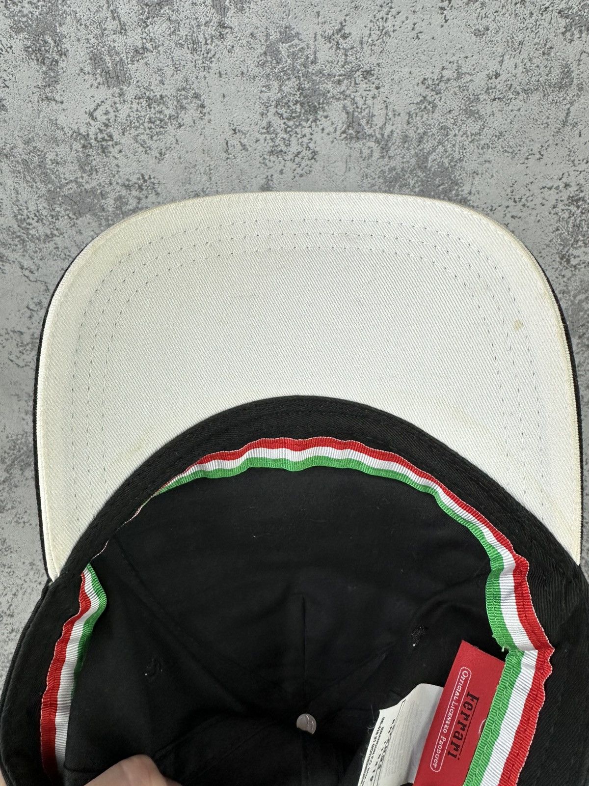 Ferrari Vintage Ferrari Cap Black Italy Racing F1 Shield Patch Hat Size ONE SIZE - 6 Thumbnail