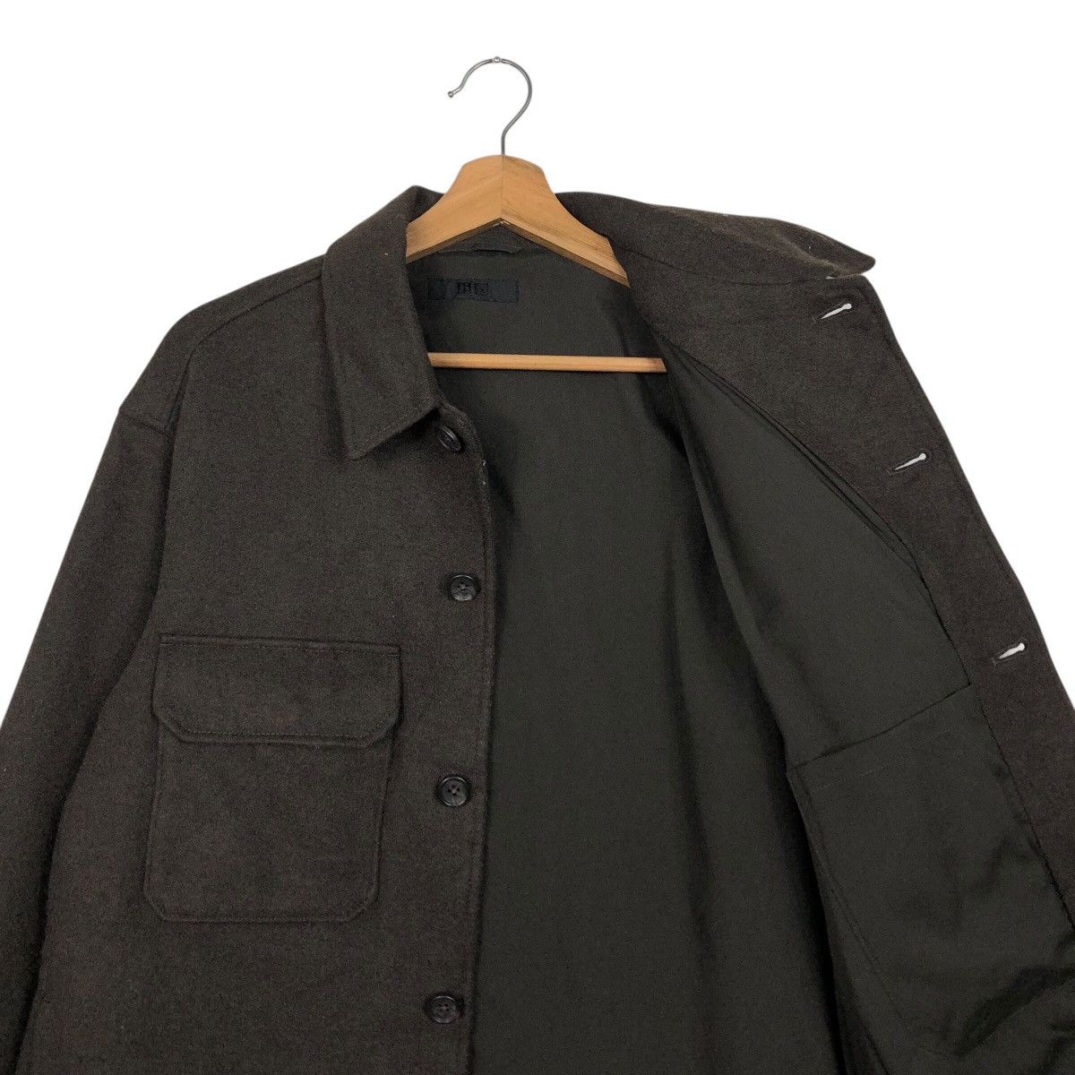 Japanese Brand Vintage Uniqlo Dark Brown Work Jacket Utility Issey Miyake Size US M / EU 48-50 / 2 - 13 Thumbnail