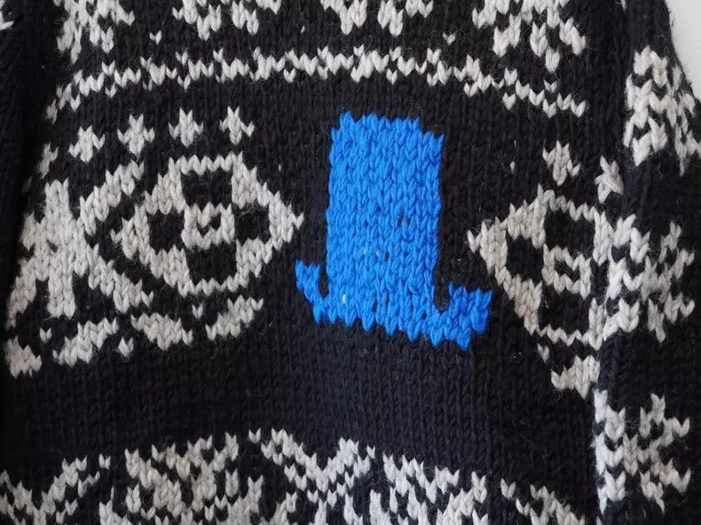 Yohji Yamamoto Yohji Yamamoto Handknit Wool Sweater by Yohji Yamamoto Size US S / EU 44-46 / 1 - 3 Thumbnail