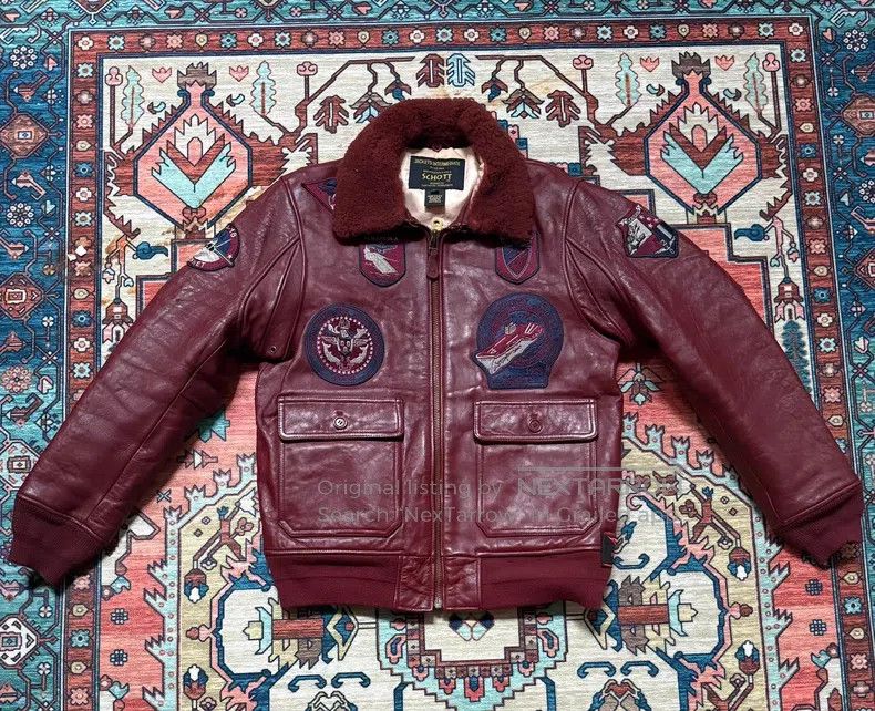 Other G1 flying leather jacket Size L / US 10 / IT 46 - 1 Thumbnail