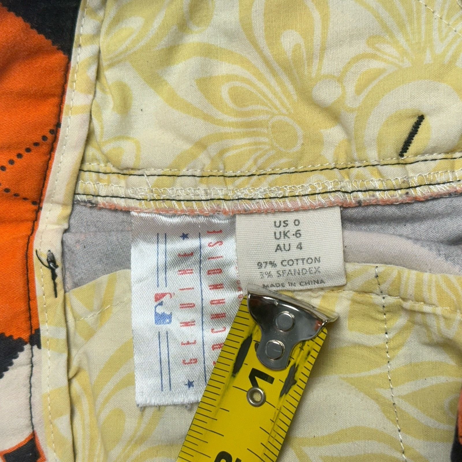 Other Loudmouth Golf Shorts Womens Size 0 (27in) San Francisco Gia Size 27" / US 4 / IT 40 - 7 Thumbnail