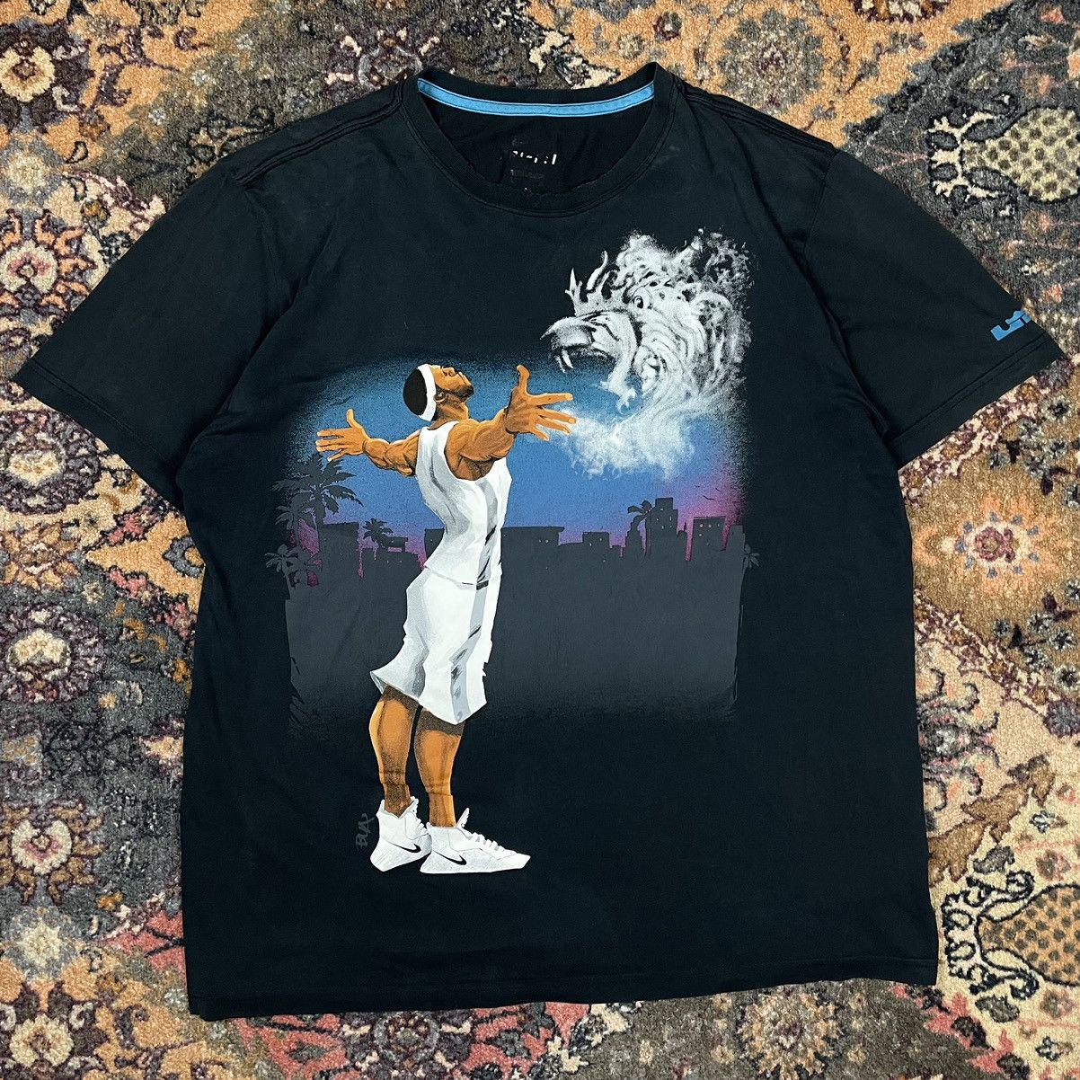 Nike Streetwear Vintage Nike LeBron James T Shirt Sport Streetwear Basketball y2k Grailed