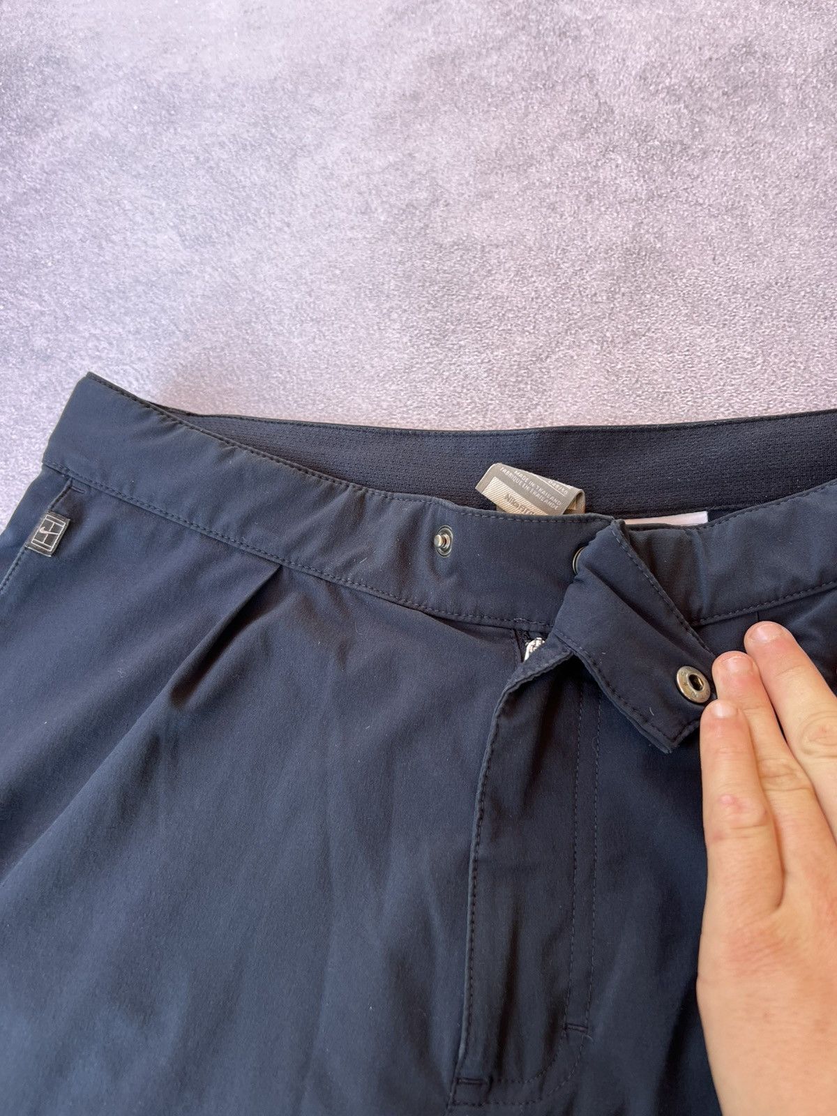 Nike 🔥 Vintage Nike Blue Nylon Shorts – Size M/L Size US 32 / EU 48 - 6 Thumbnail