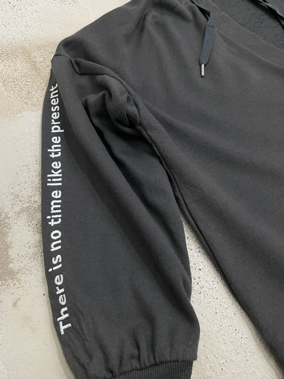 Japanese Brand Pink Latte There is not time like the present Crop Hoodie Size XS / US 0-2 / IT 36-38 - 8 Thumbnail