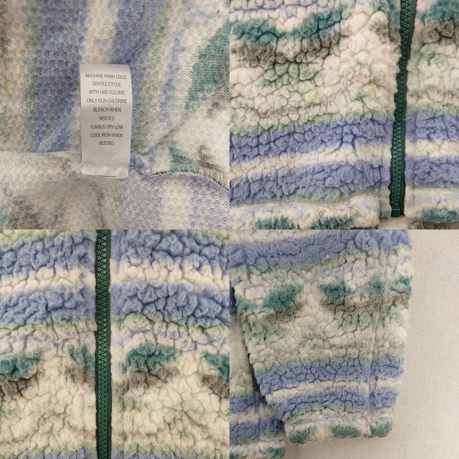 Pacsun PacSun Women Jacket S Full Zip Sherpa Aztec Multicolor Floral Colorful Fall Winter Size S / US 4 / IT 40 - 8 Thumbnail
