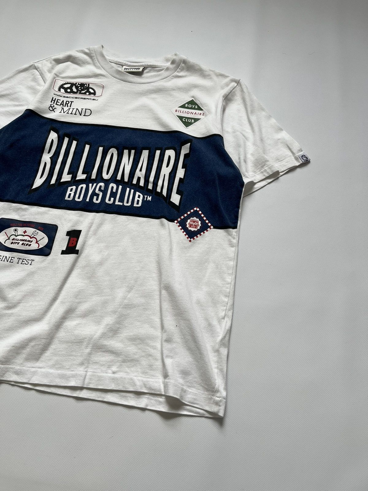 Billionaire Boys Club Billionaire Boys Club BBC Track Team Cotton Tee Shirt Size US M / EU 48-50 / 2 - 6 Thumbnail