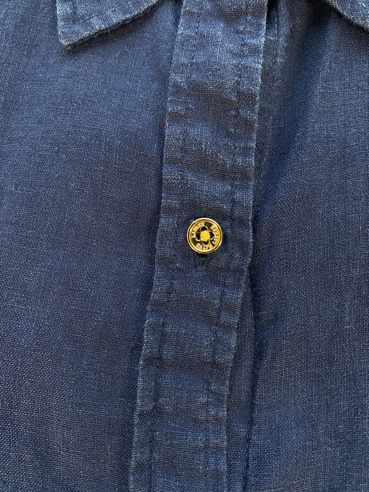 Lauren Ralph Lauren × Polo Ralph Lauren × Ralph Lauren Rare Lauren Ralph Lauren Green Label Blue Shirt Button Up Size S / US 4 / IT 40 - 5 Thumbnail