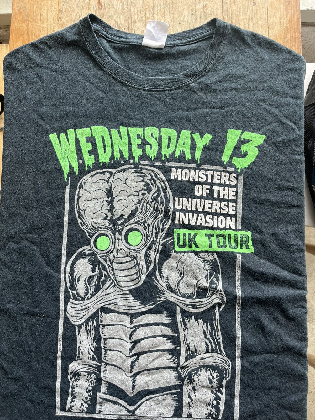Vintage WEDNESDAY 13 Monsters Of The Universe Invasion UK TOUR Size US XL / EU 56 / 4 - 3 Thumbnail