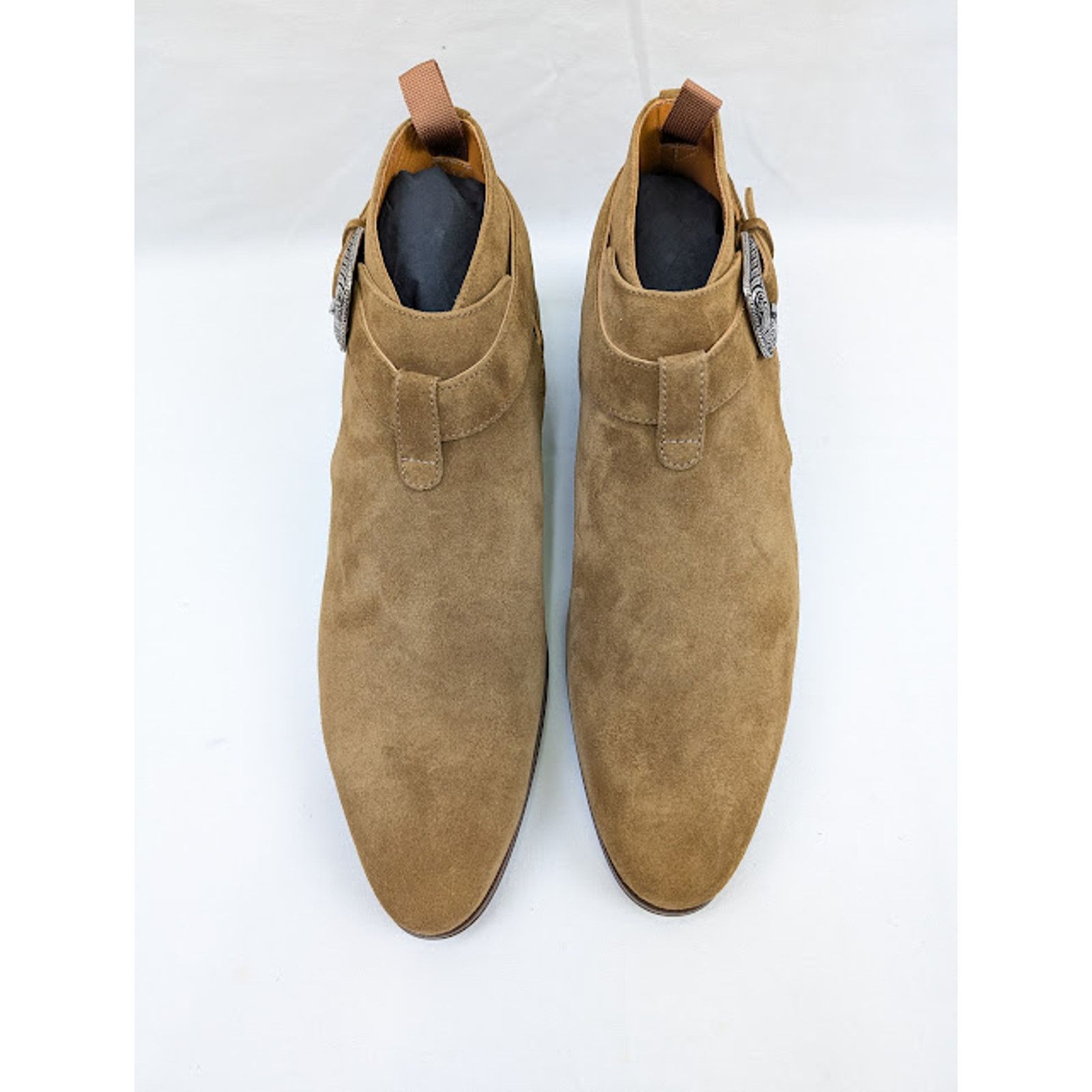 Saint Laurent Paris o1rshd1 Q:2 / 20 CR Buckle Boots in Brown Size US 10 / EU 43 - 14 Thumbnail