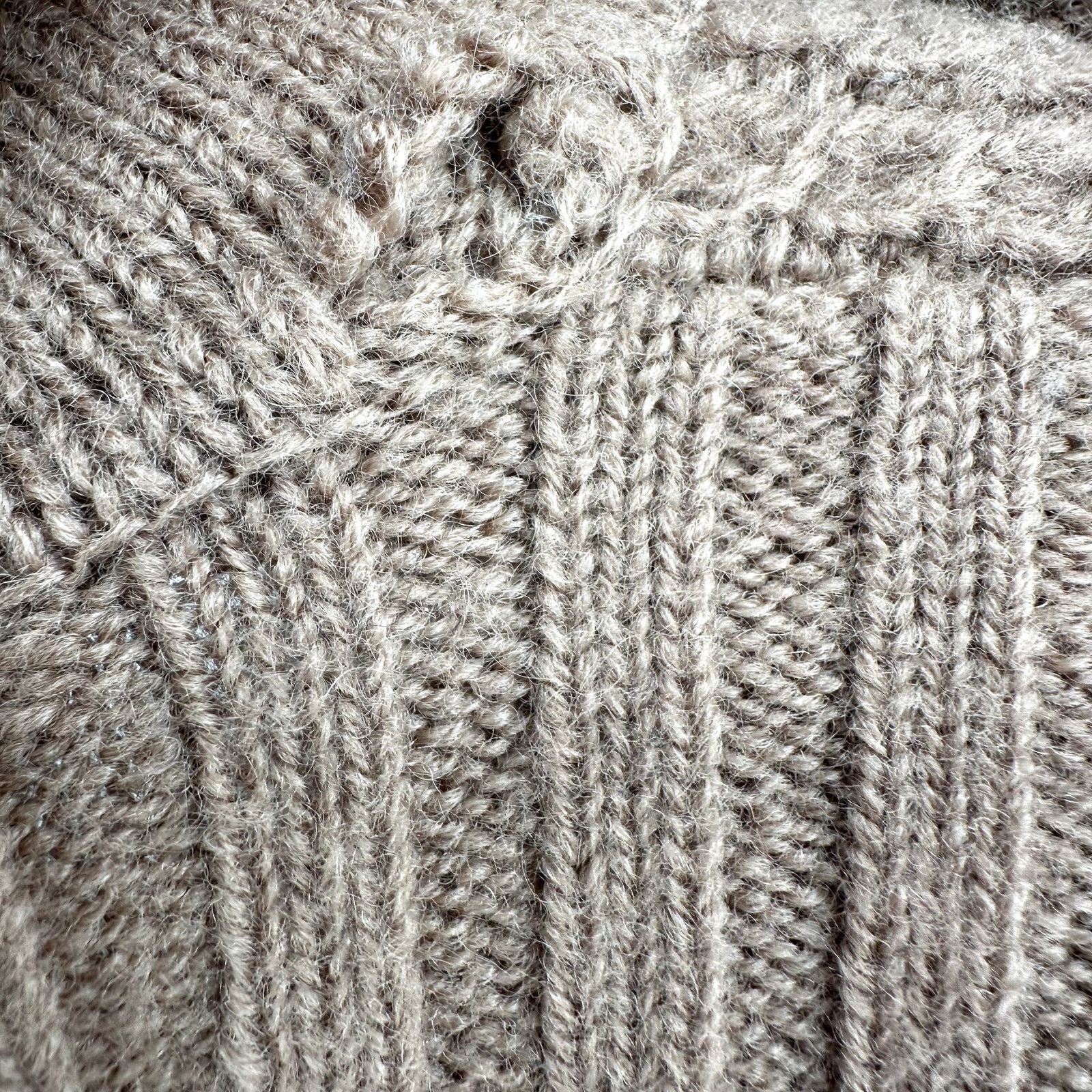 Yves Saint Laurent VTG Yves Saint Laurent Wool Sweater 90s Cable Knit Brown L Size L / US 10 / IT 46 - 4 Thumbnail