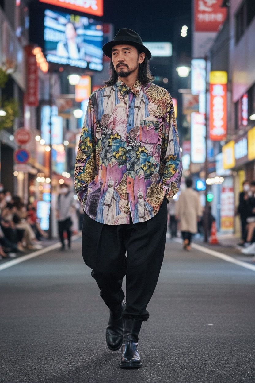 Arts & Science HARRISS PARIS Traditional Leisure Wear Full Print Longsleeve Size US M / EU 48-50 / 2 - 1 Thumbnail