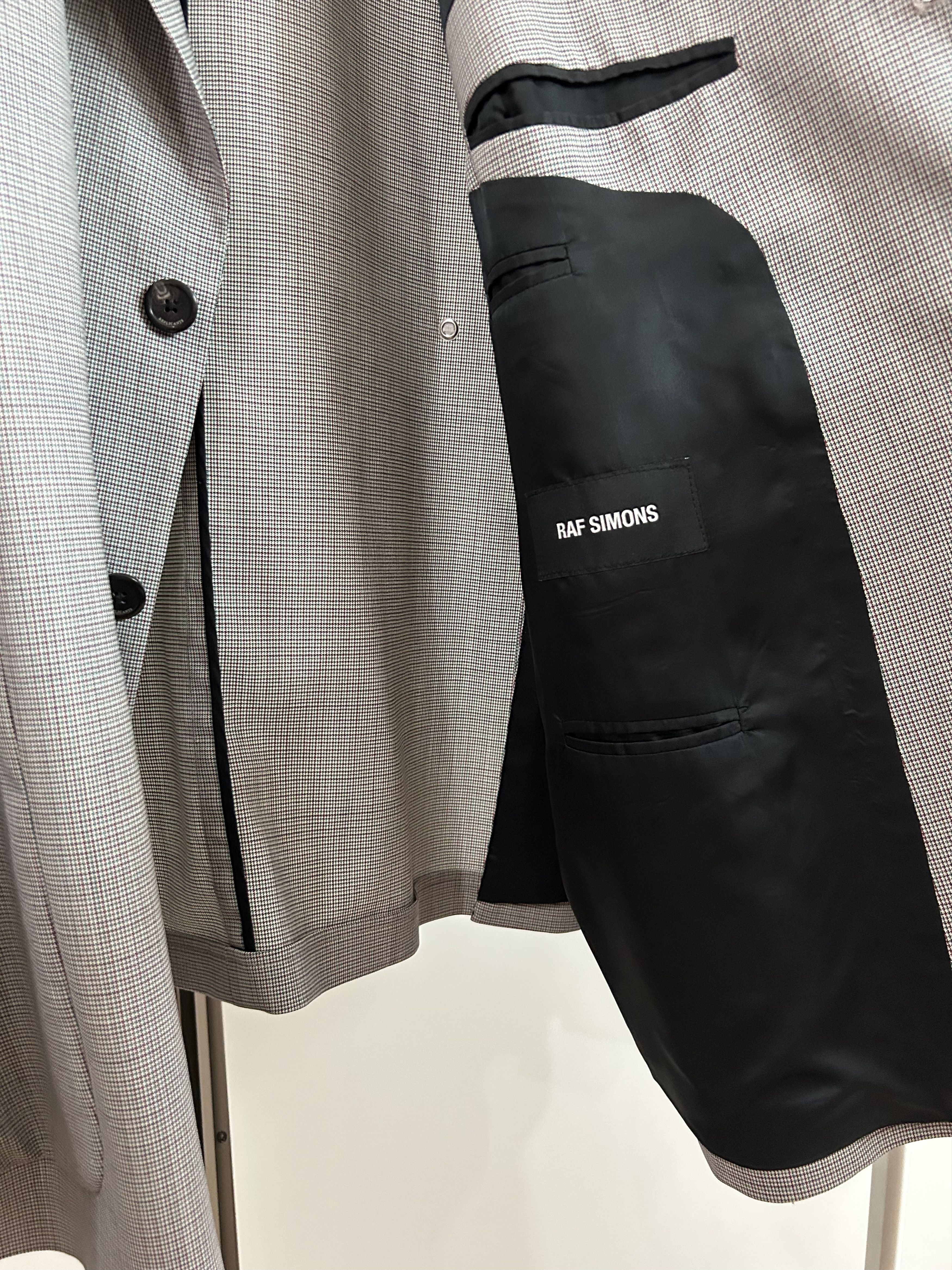 Raf Simons RAF SIMONS 18SS Gingham Check Oversized Blazer Setup Size 46L - 8 Thumbnail