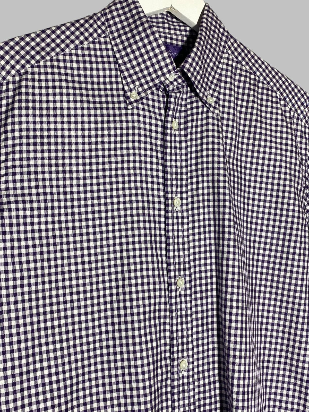 Ralph Lauren × Ralph Lauren Purple Label 🔥 RALPH LAUREN PURPLE LABEL GINGHAM Y2K MADE IN ITALY VIBE Size US M / EU 48-50 / 2 - 3 Thumbnail