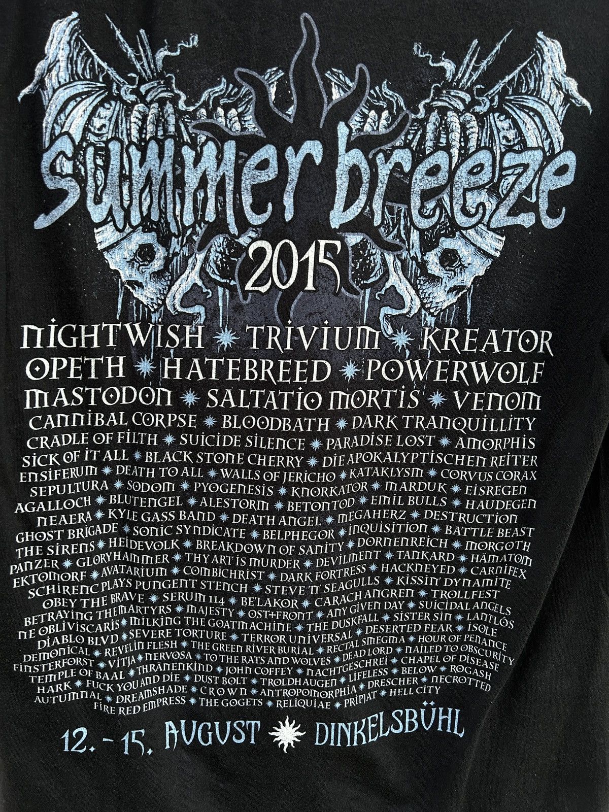Band Tees Vintage Summer Breeze 2015 Metal Open Air Festival T-Shirt Size US S / EU 44-46 / 1 - 5 Thumbnail