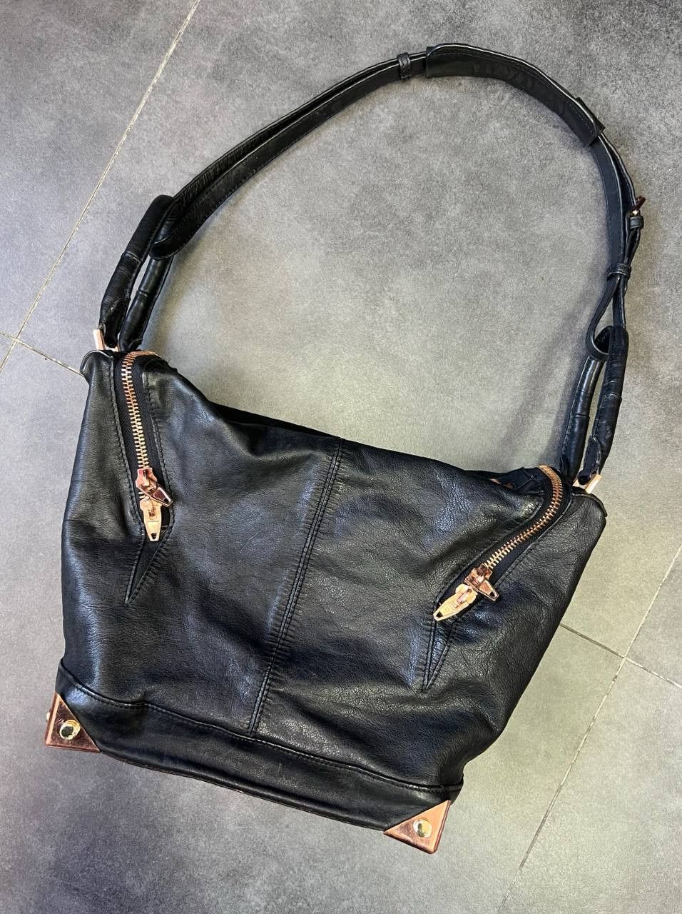 Alexander Wang Alexander Wang Lambskin Black Rocco Handbag Size ONE SIZE - 1 Thumbnail