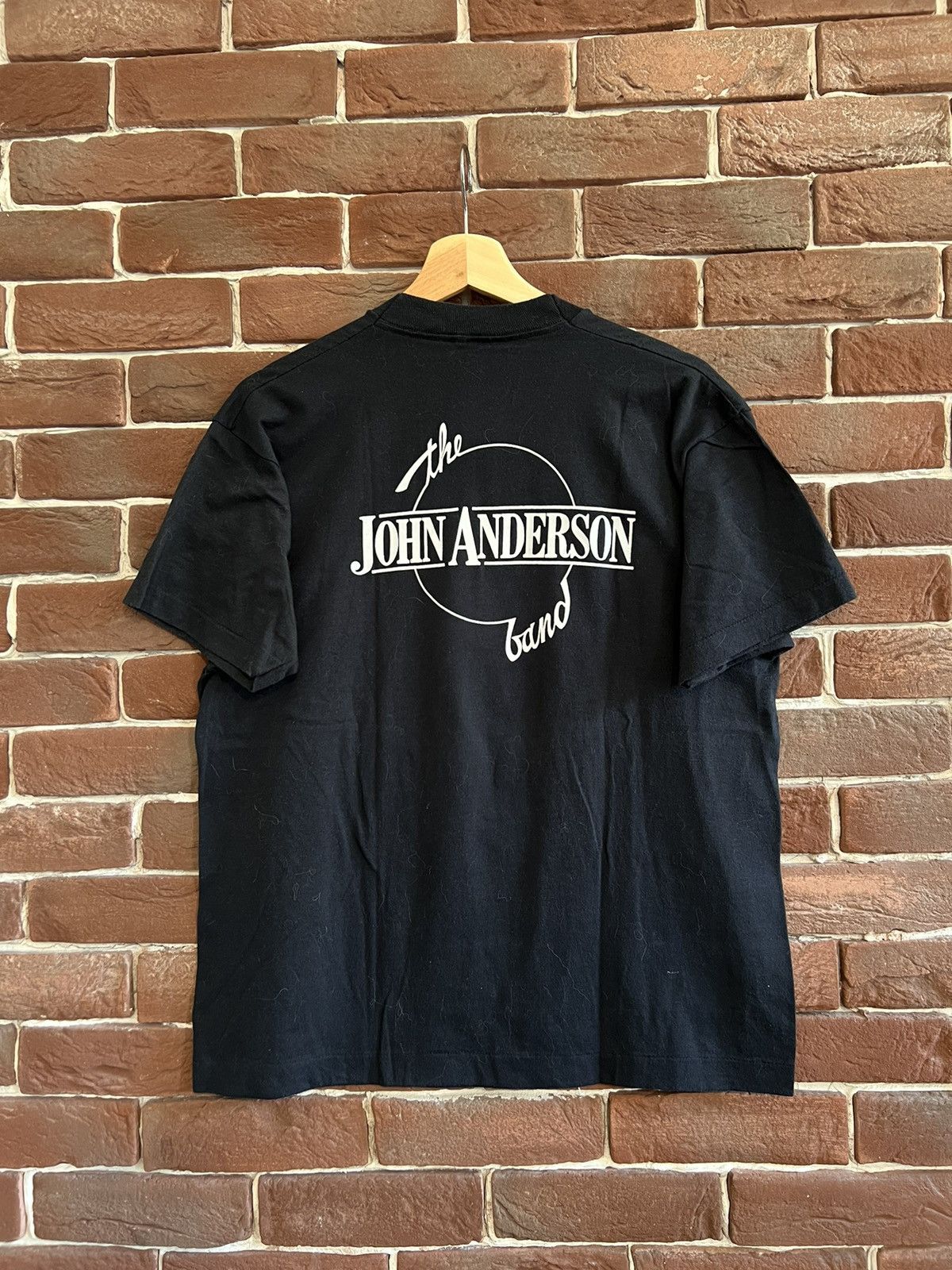 Band Tees 80s Rare Vintage John Anderson Black Sheep tour tee Yes L Size US L / EU 52-54 / 3 - 2 Thumbnail