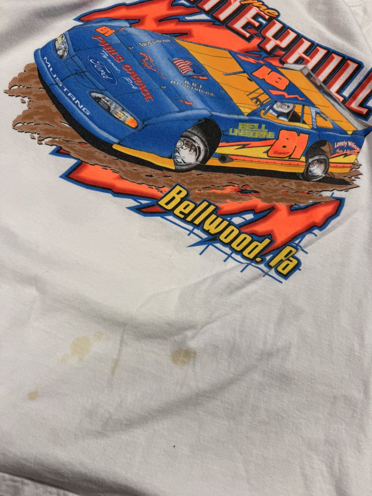 Vintage Vintage Taney Hill Nascar Racing Tee Size US XL / EU 56 / 4 - 3 Thumbnail