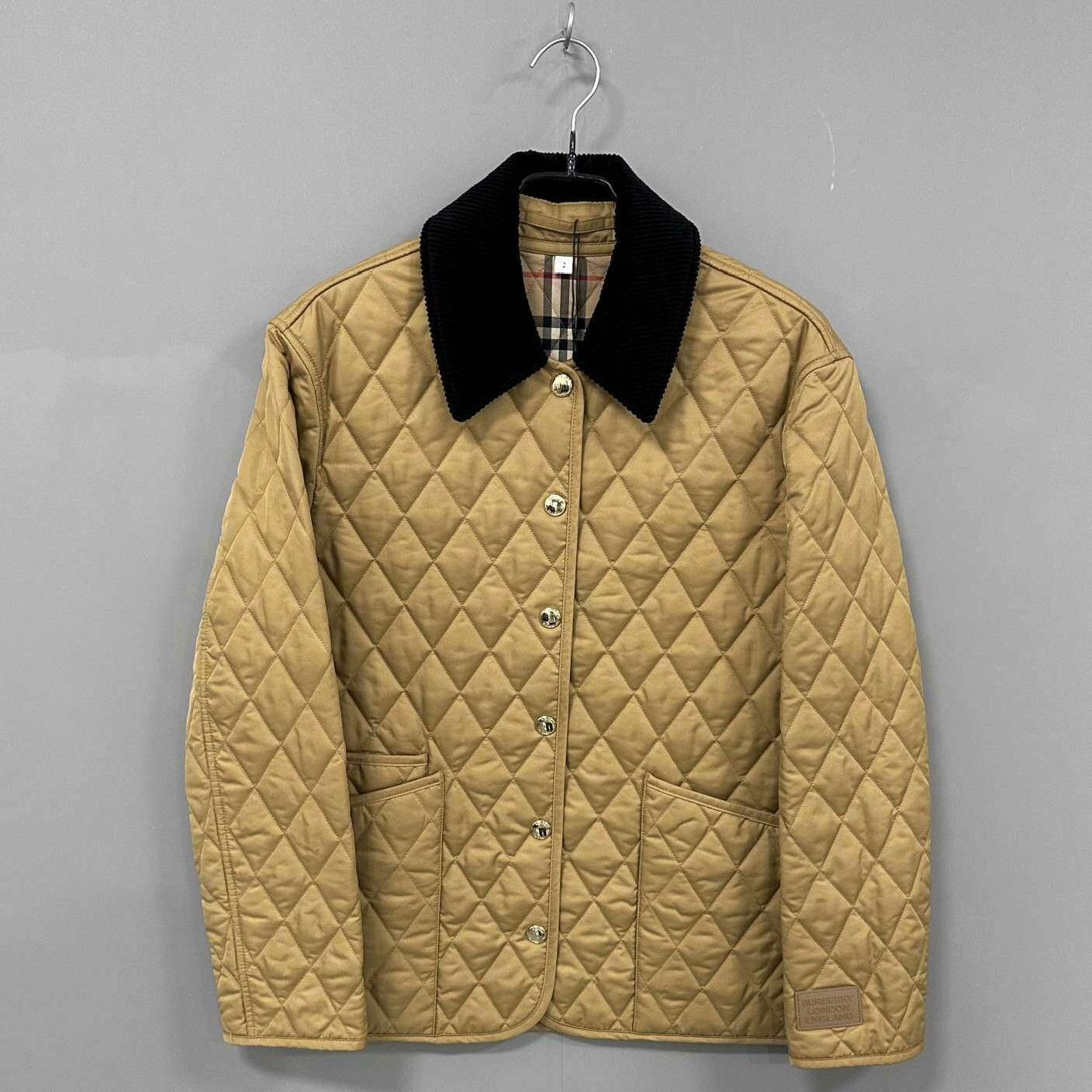 Burberry Burberry Cotton Yellow Down Jacket S Women Size S / US 4 / IT 40 - 1 Thumbnail