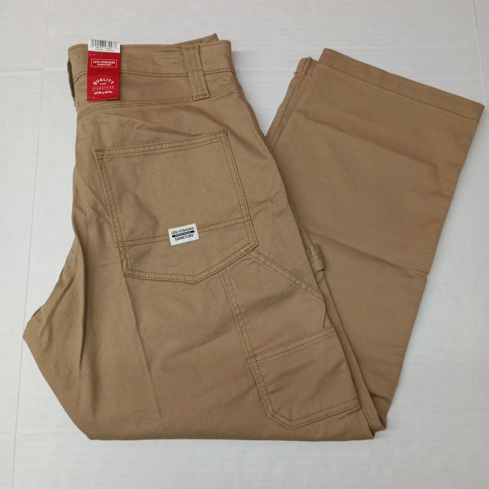Levi's Signature By Levi Strauss Carpenter Jeans Men's 34x30 Brown Size US 34 / EU 50 - 1 Thumbnail