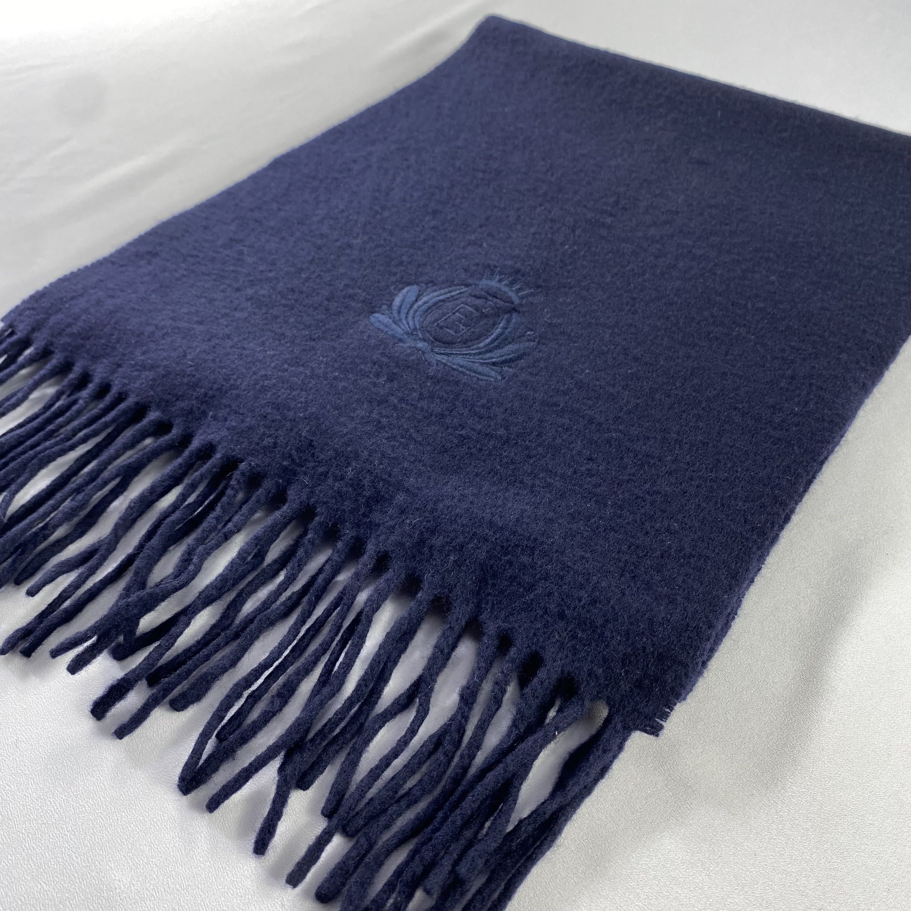 Fendi × Vintage Fendi Scarf Plain Neck Wrap Wool Muffler Size ONE SIZE - 3 Thumbnail
