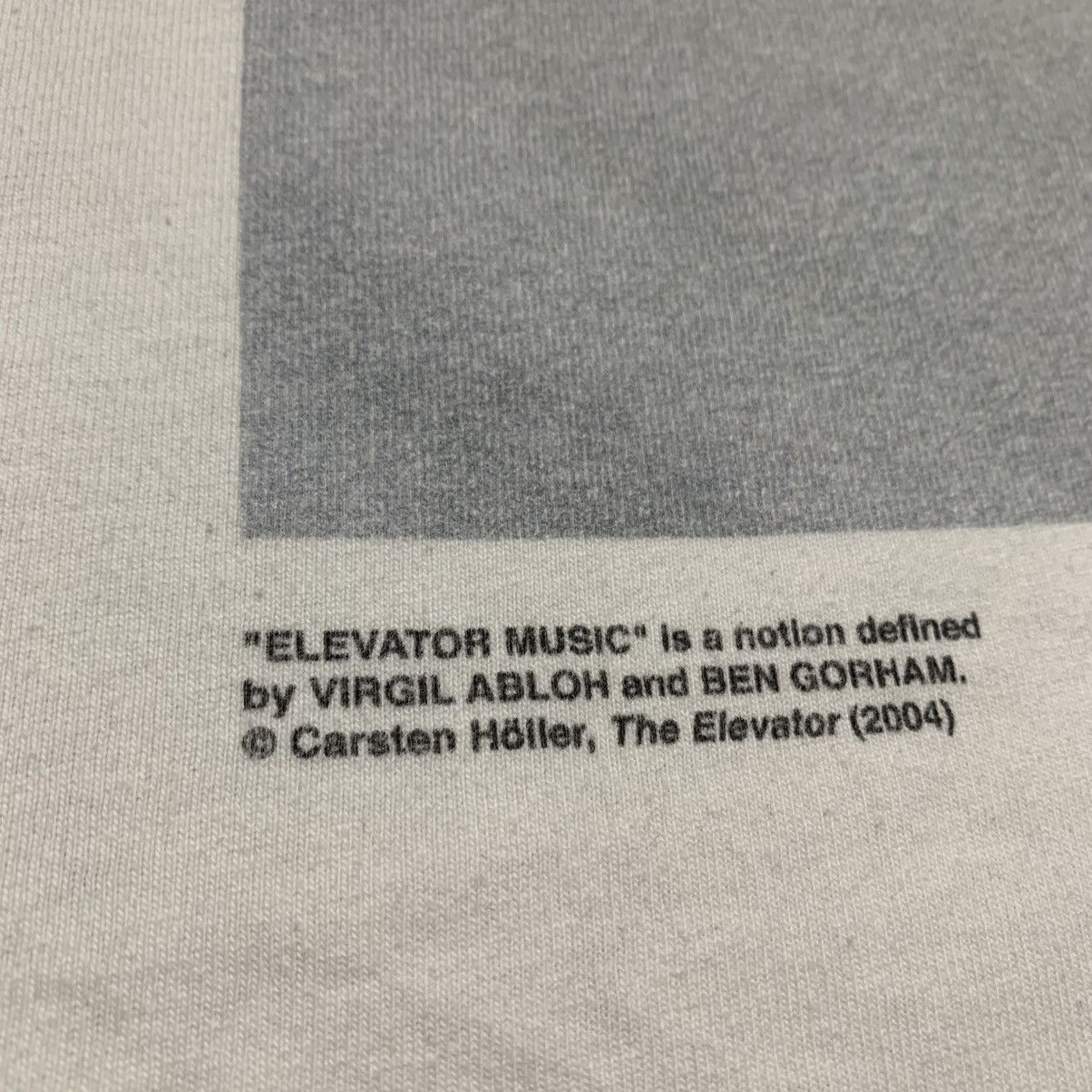 Off-White Off White XS Elevator Music White Tee Virgil Abloh Size US XS / EU 42 / 0 - 4 Thumbnail