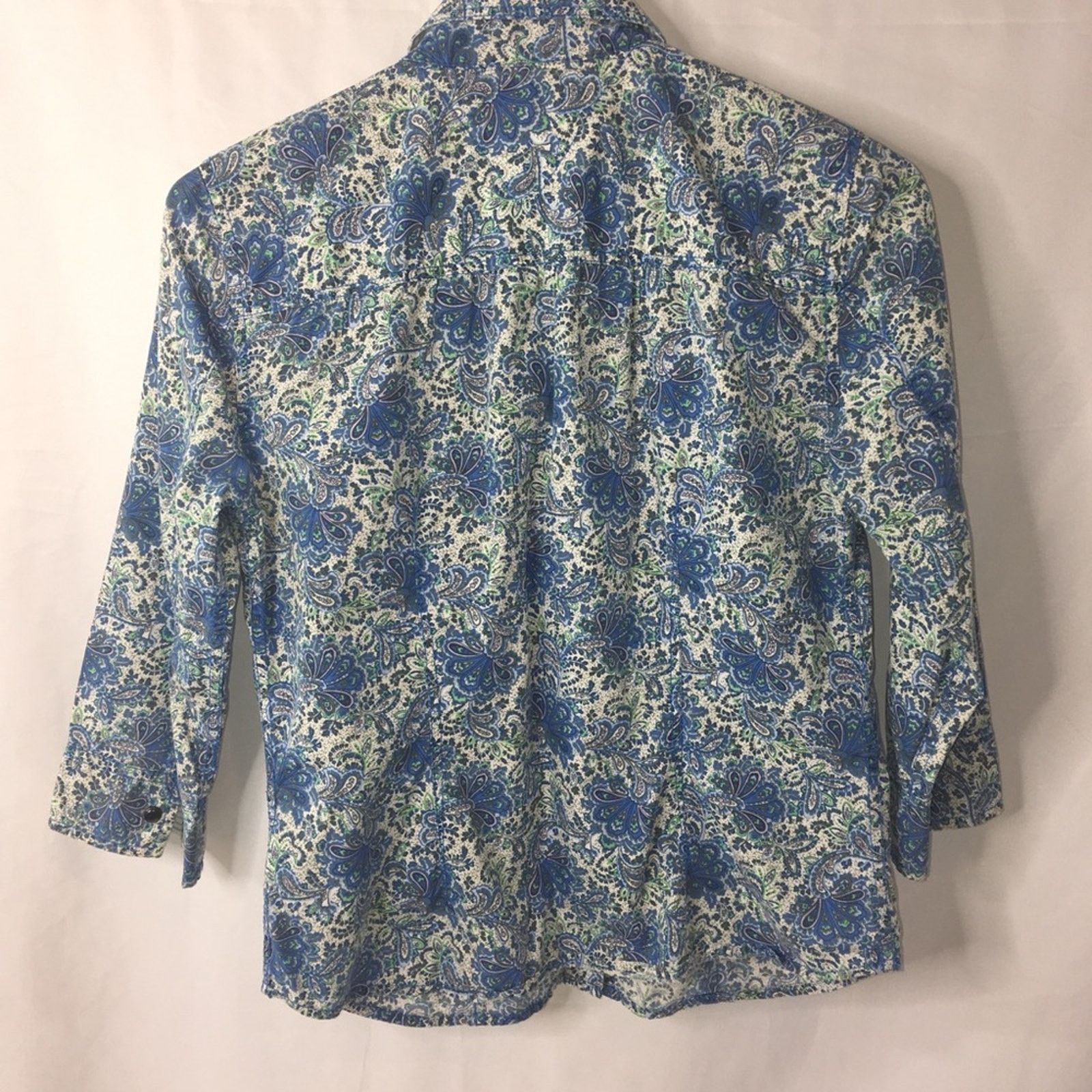 Tommy Hilfiger Tommy Hilfiger Women’s Petite Button Down Top Size 4P Size S / US 4 / IT 40 - 2 Thumbnail