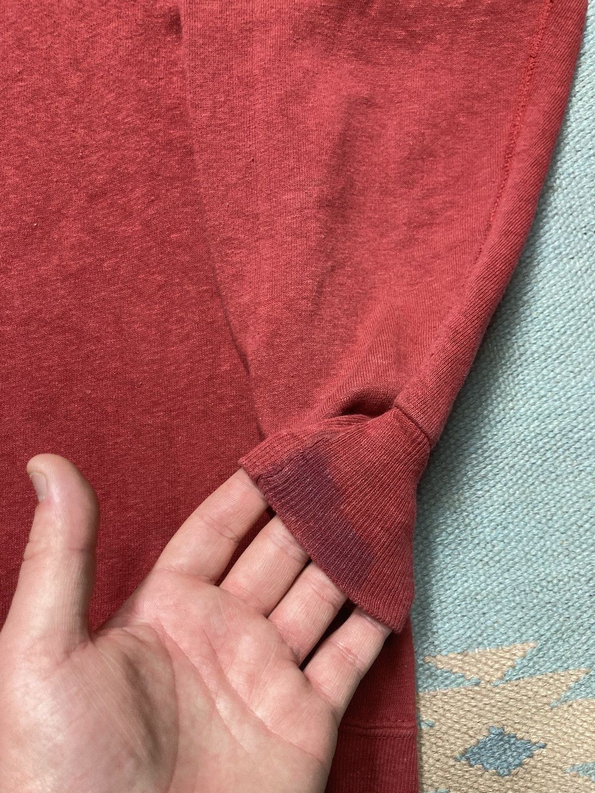 Vintage Vtg 70s crewneck sweatshirt faded red maroon raglan large Size US L / EU 52-54 / 3 - 2 Thumbnail