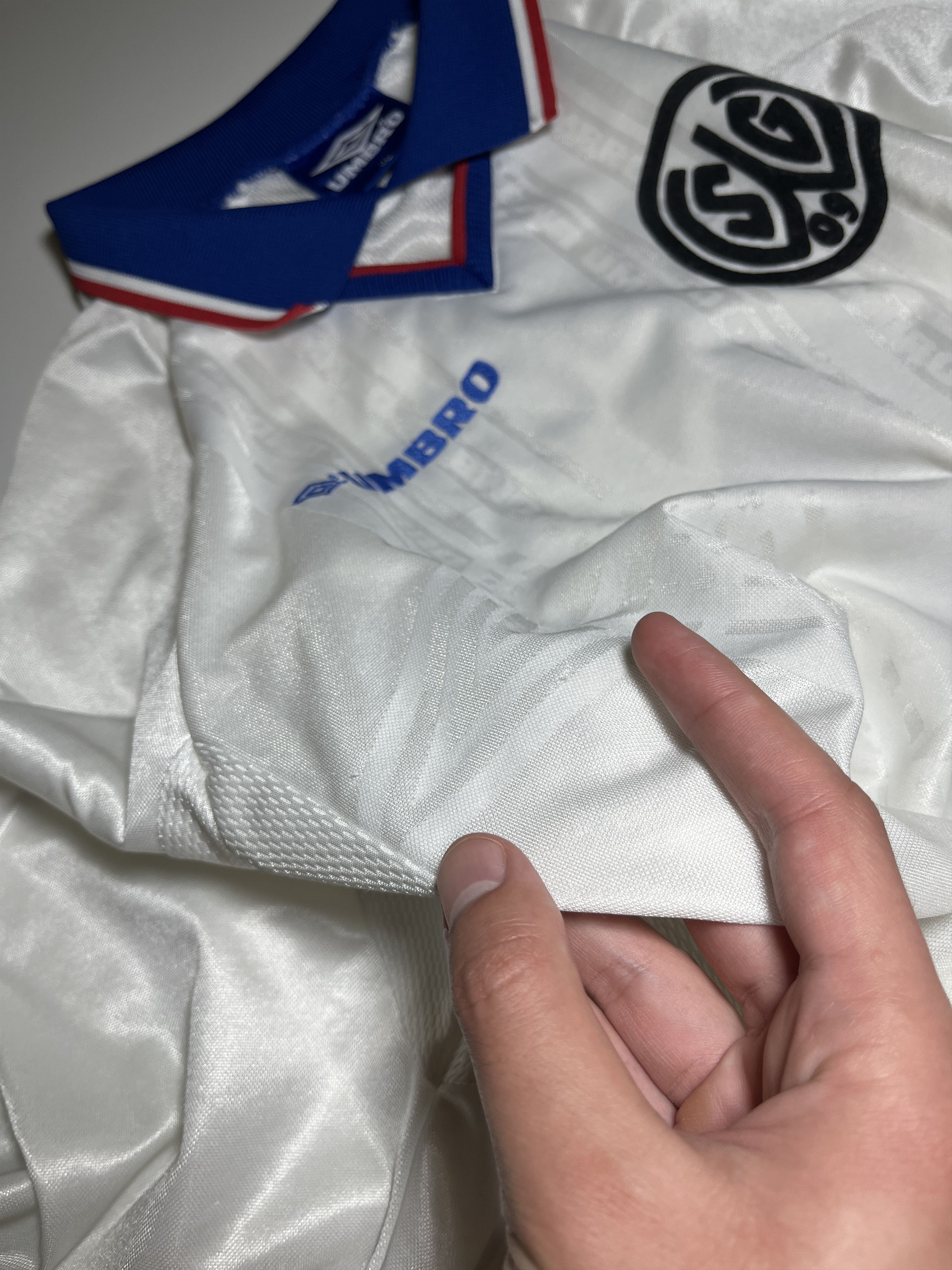 Umbro × Vintage SG Wattenscheid 09 1997-1998 #8 Long Sleeve Football Jersey Size US XL / EU 56 / 4 - 16 Thumbnail