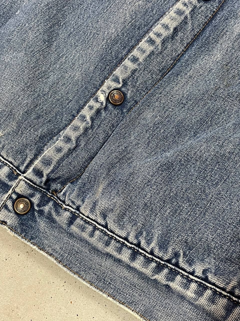 Levi's Distressed Rare Vintage Levi's Sherpa Denim Chore Jacket Size US L / EU 52-54 / 3 - 12 Thumbnail